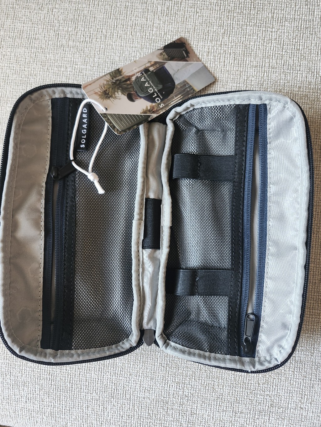 Nwt Solgaard Shore-Tex Lifekit G23 Ballistic Black Toiletry Bag Organizer — image 3 of 6